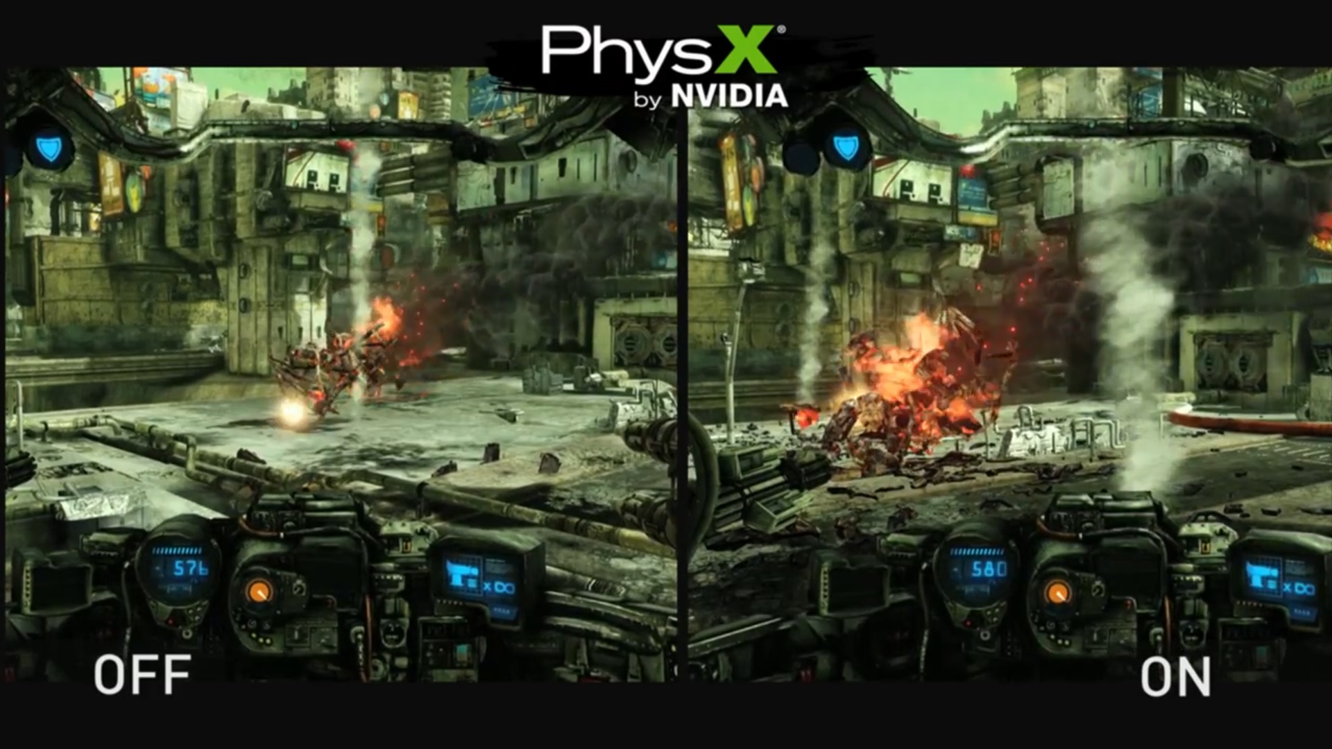 Nvidia PhysX преимущество в играх